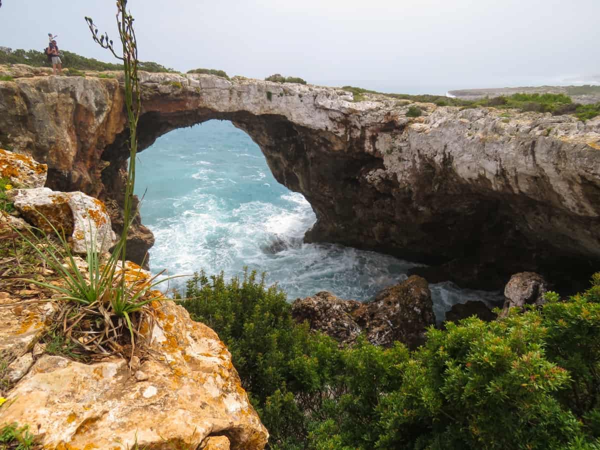 Highlight auf der Küstenwanderung auf Mallorca: Cova des Pont