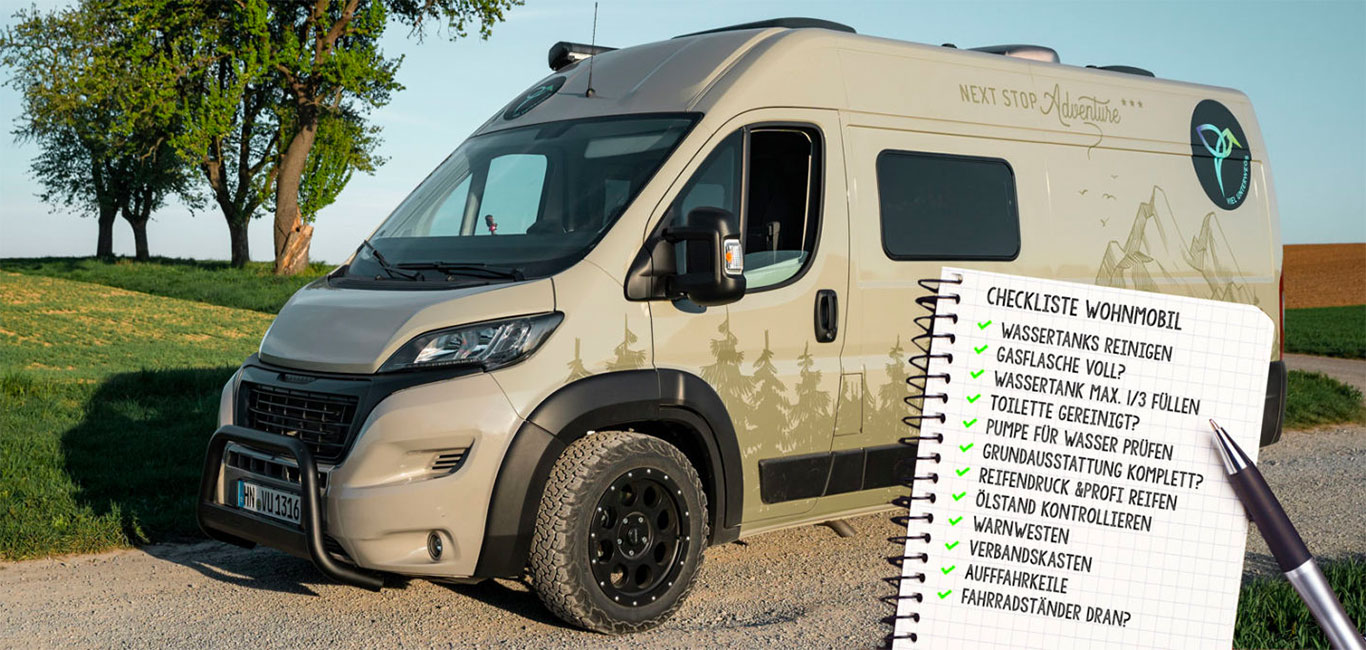 Wohnmobil Packliste mit PDF zum Ausdrucken