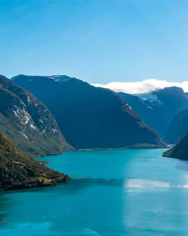 Norwegen Sehenswürdigkeiten Fjorde Gletscher Jostedalen