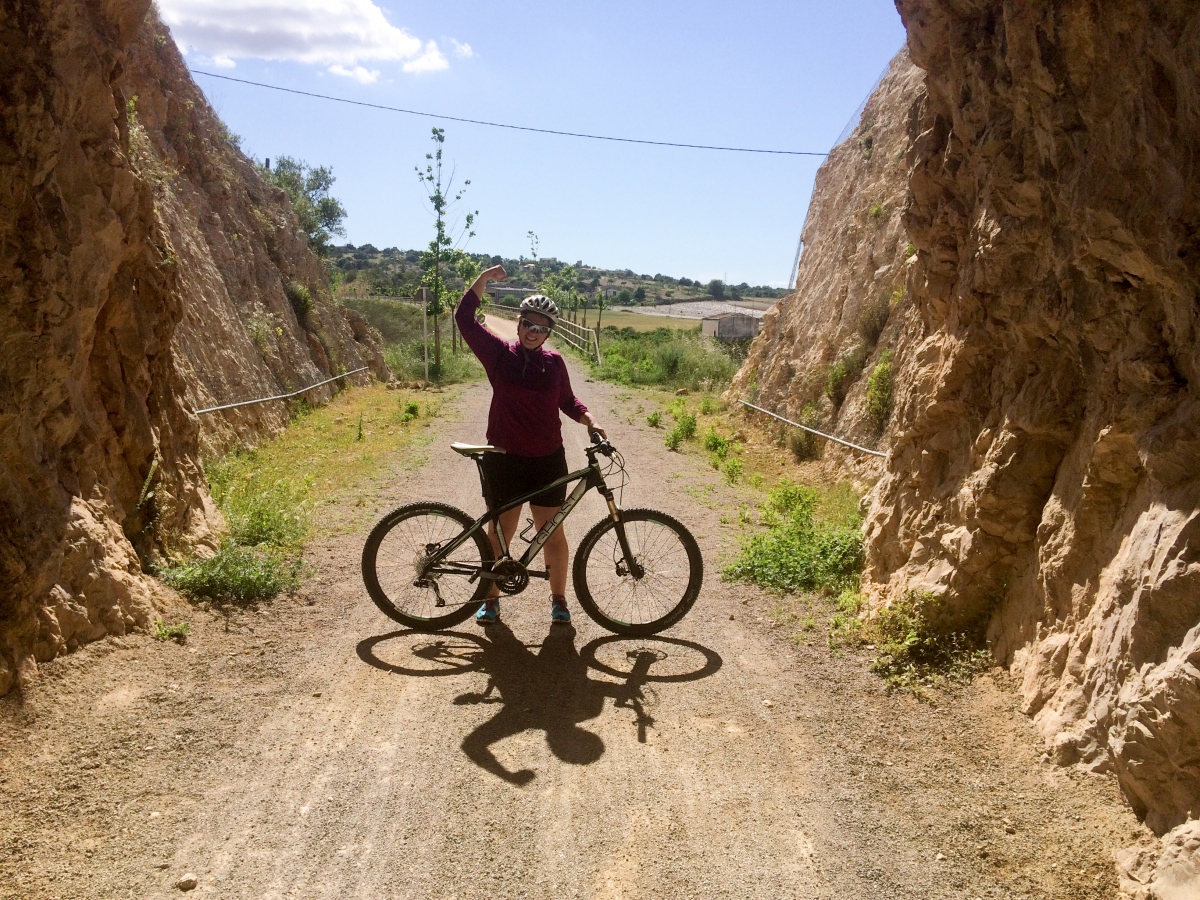 Radfahren auf dem Via Verde auf Mallorca
