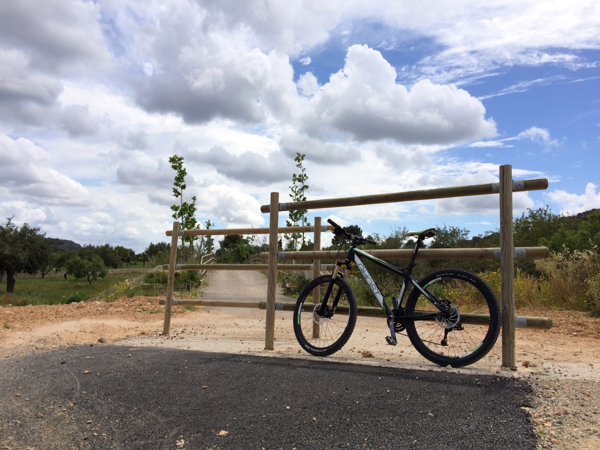 Gatter auf dem Via Verde auf Mallorca