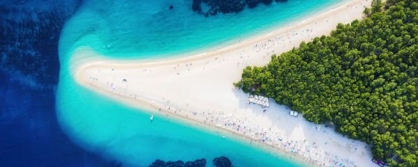 Strand Zlatni Rat - Goldenes Horn von Bol