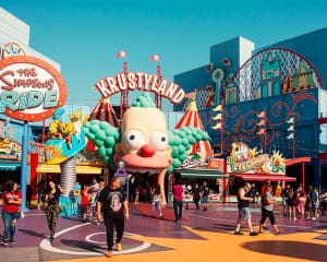 Universal Studios Hollywood Besuch Krustyland