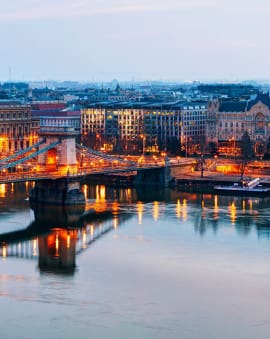 Budapest Sehenswürdigkeiten Panorama der Stadt