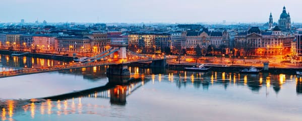 Budapest Sehenswürdigkeiten Panorama der Stadt