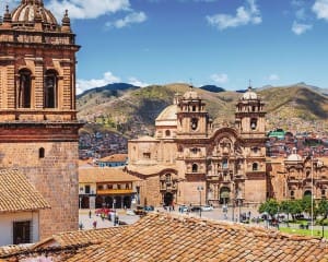 Plaza de Armas in Cusco Peru