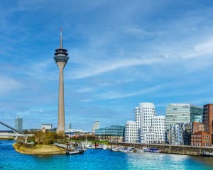 Düsseldorf Rheinpromenade NRW