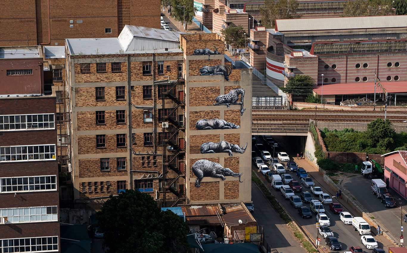 Ausblick Balkon im Hallmark House Hotel Johannesburg