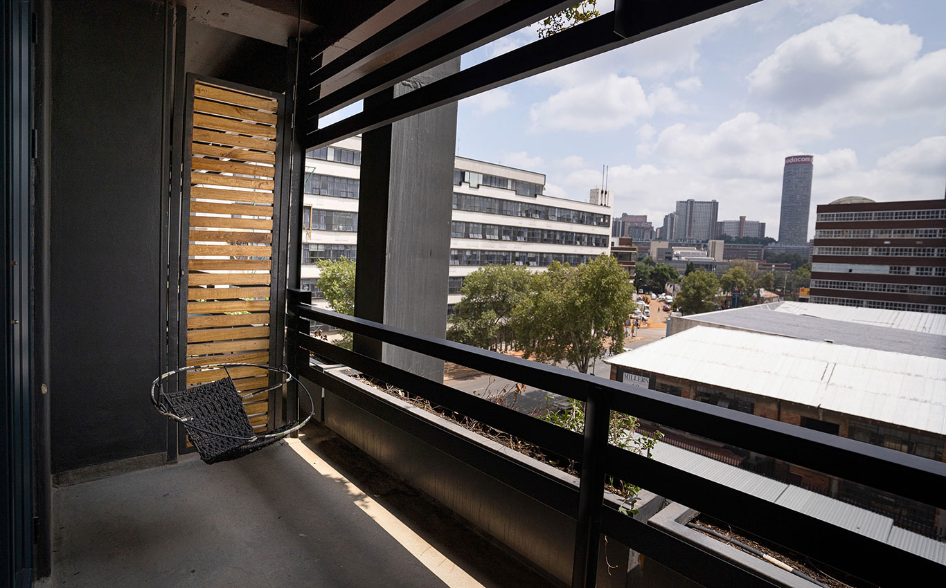 Balkon im Hallmark House Hotel Johannesburg