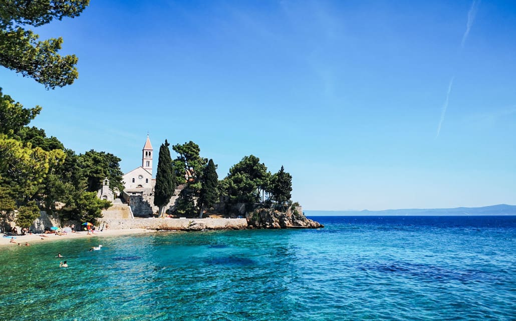 Kais von Bol Insel Brac Kroatien