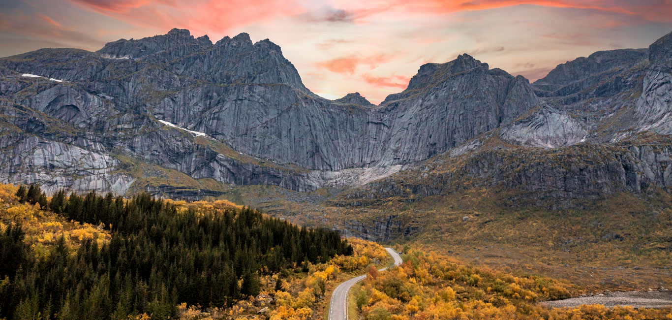 Lofoten Straße Norwegen Reiseblog Roadtrip