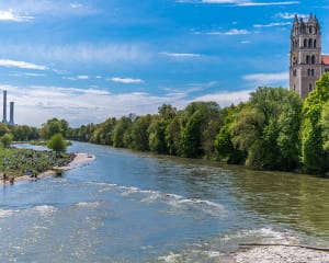 München Sommer Isar Reiseblog