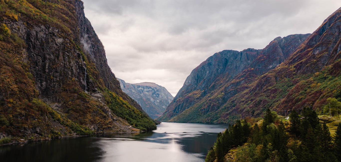 Nærøyfjord in Norwegen