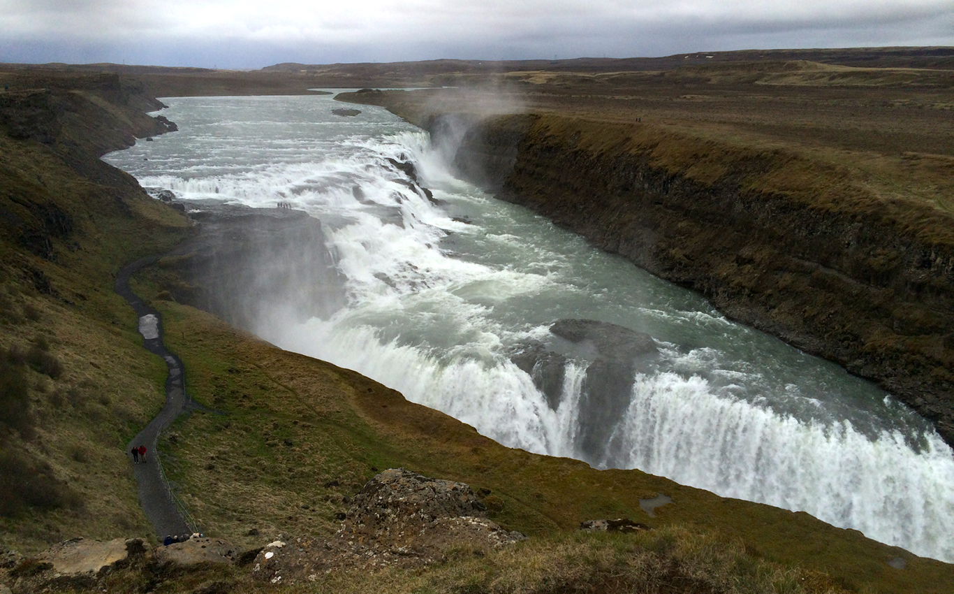 Gullfoss in Island