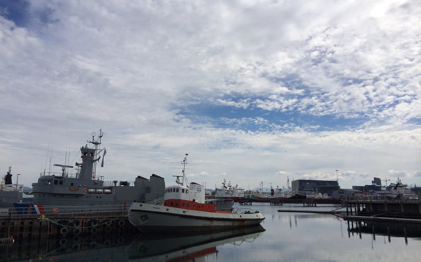 Hafenviertel in Reykjavík