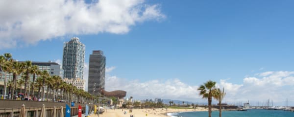 Barcelona Strand in Barceloneta