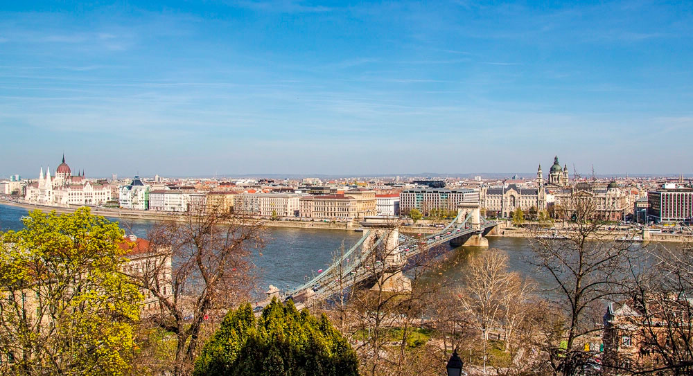 Sehenswürdigkeiten Budapest Ausblick Burgberg