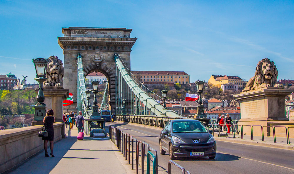 Sehenswürdigkeiten Budapest Kettenbruecke