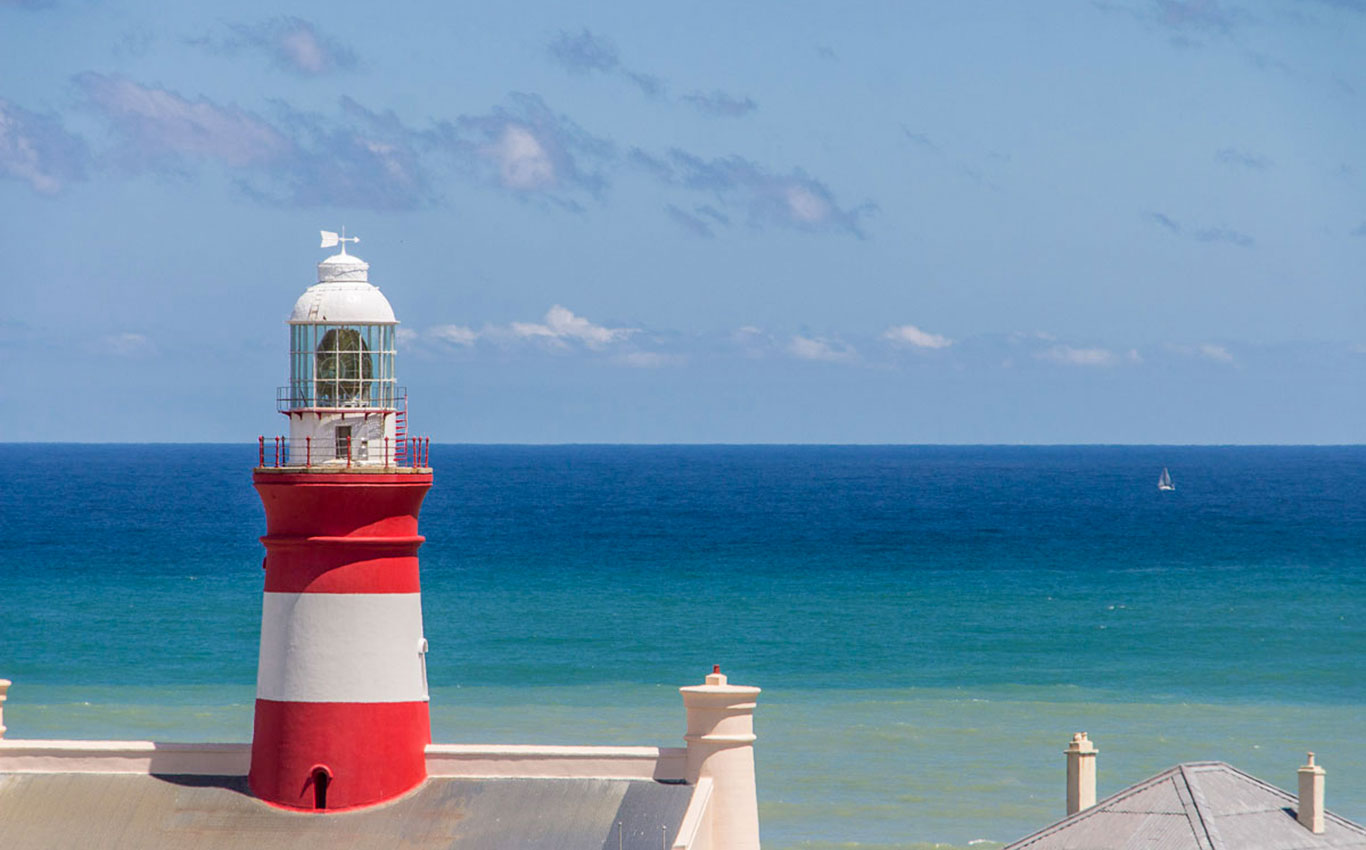Leuchtturm am Cape Agulhas Südafrika