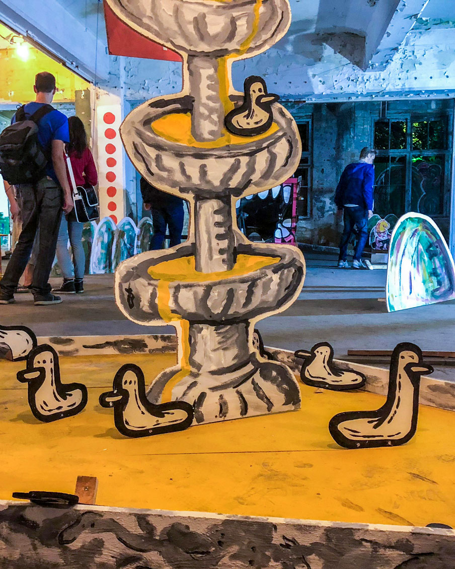 Chemnitz ibug Kunst Enten