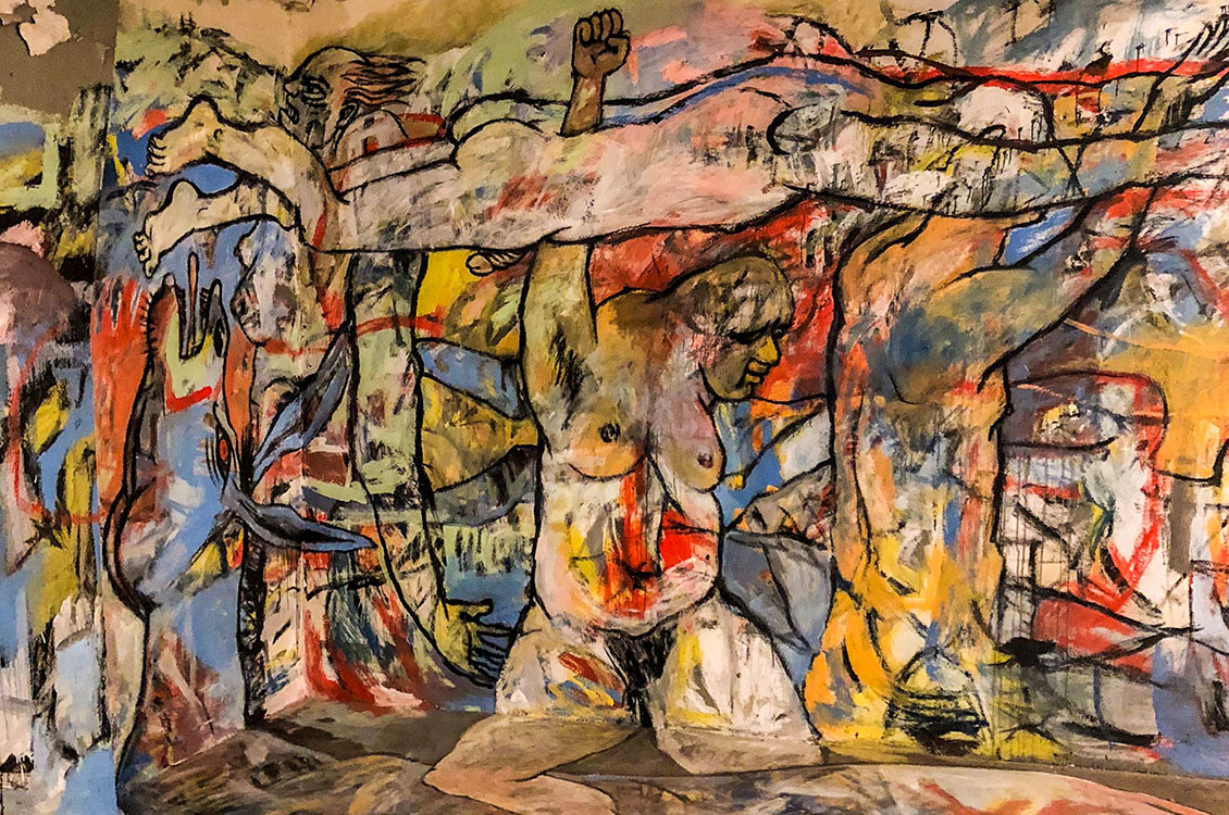 Chemnitz ibug Kunst Wandgemälde