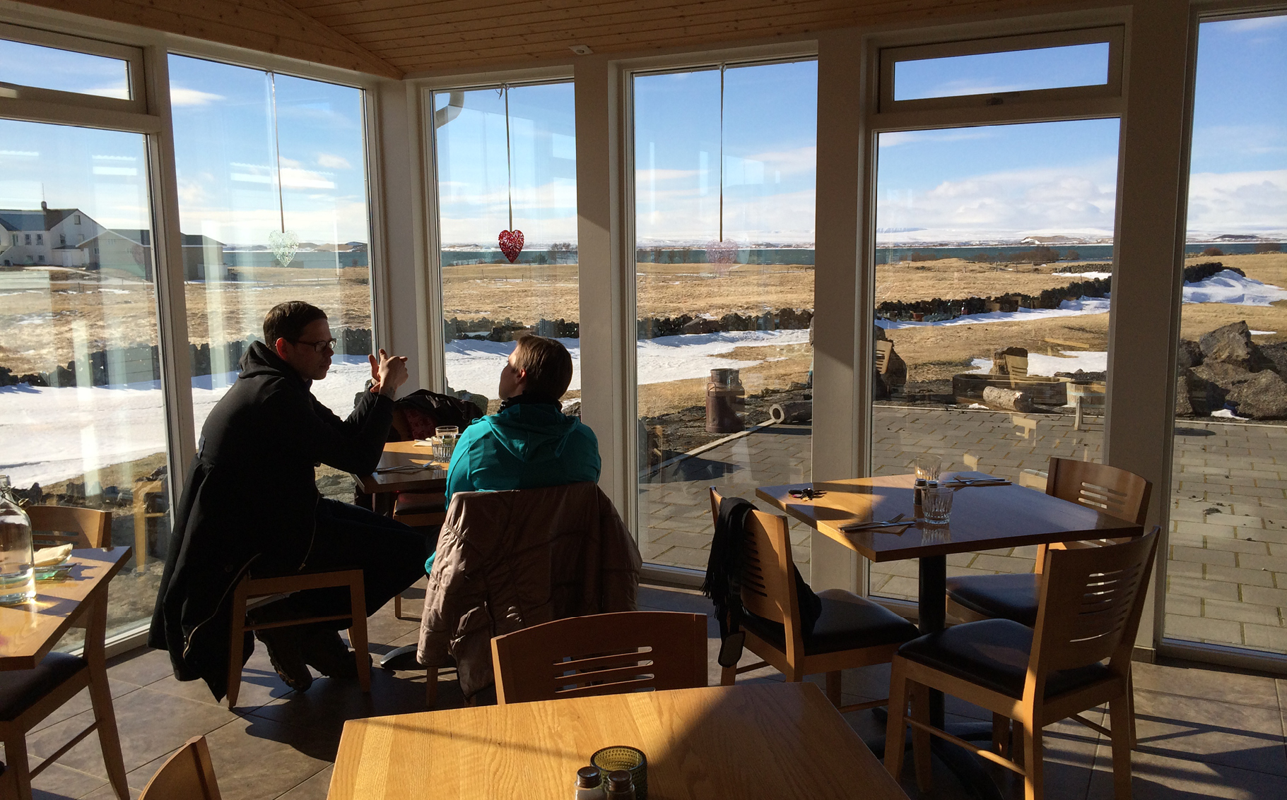 Café Vogafjos in Nordisland