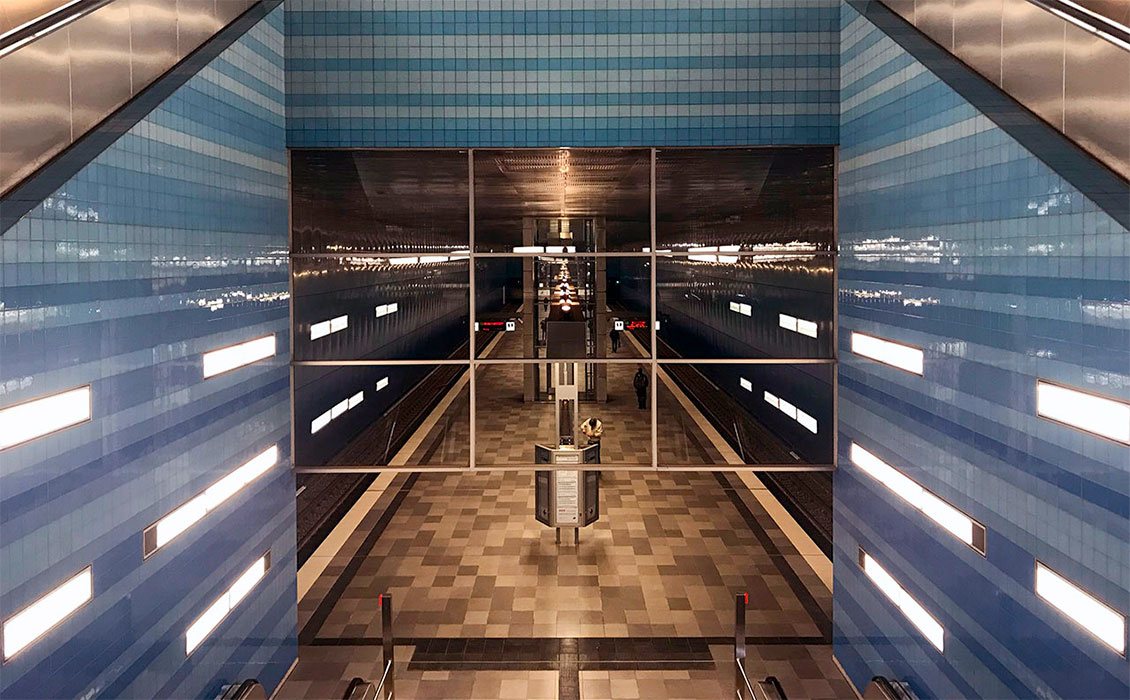 Überseequartier Ubahn Hamburg