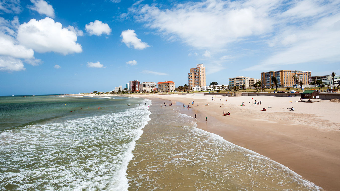 Port Elizsbeth Strand Südafrika Garden Route