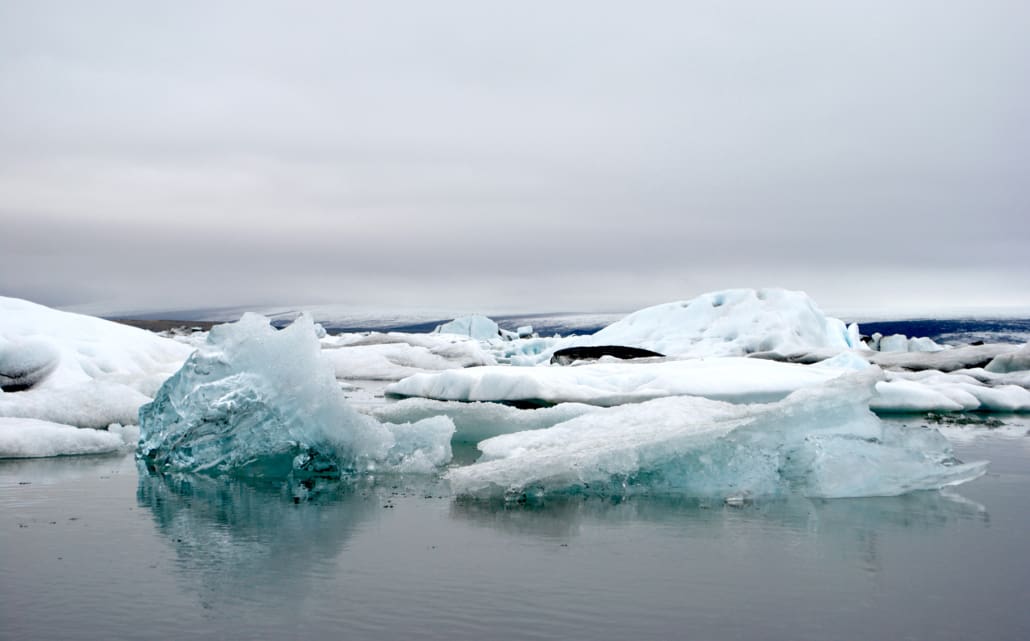 Eisberge in der Jökulsárlón