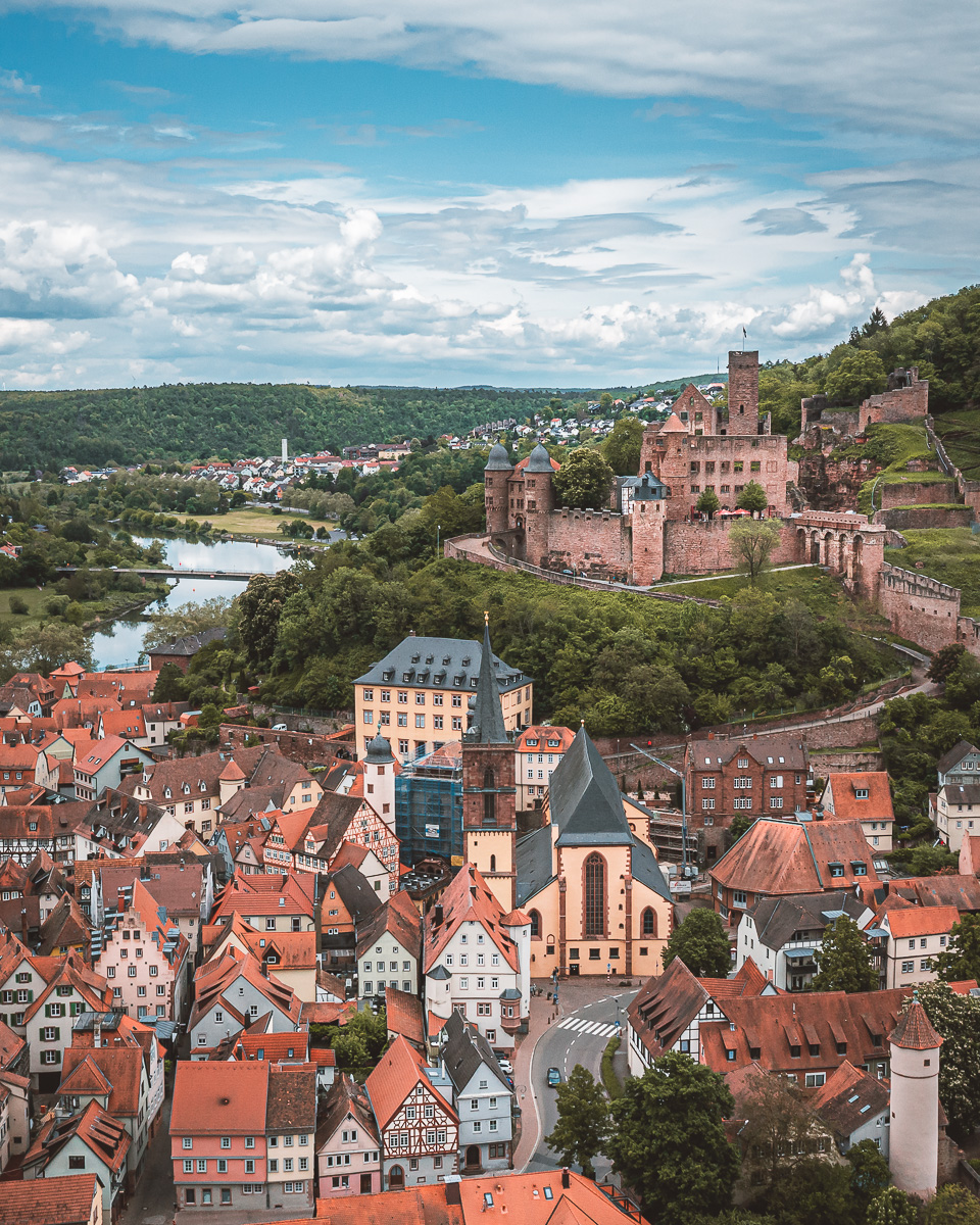 Burgruine und Altstadt Wertheim Taubertal
