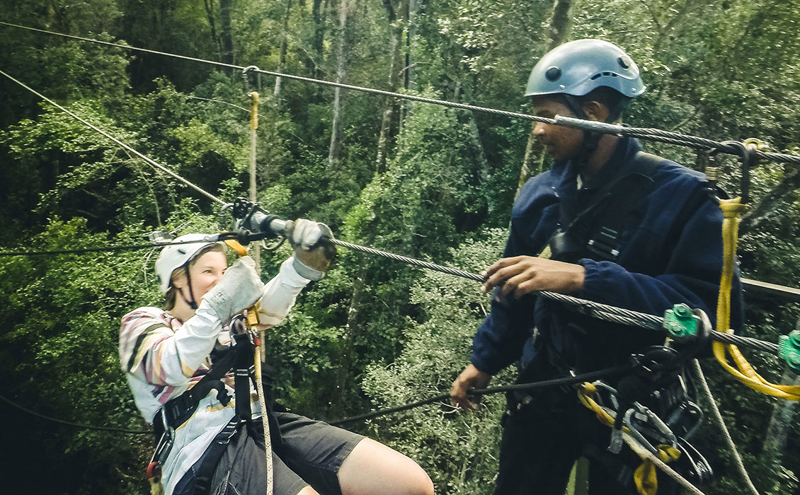 Zipline Südafrika Tsitsikamma
