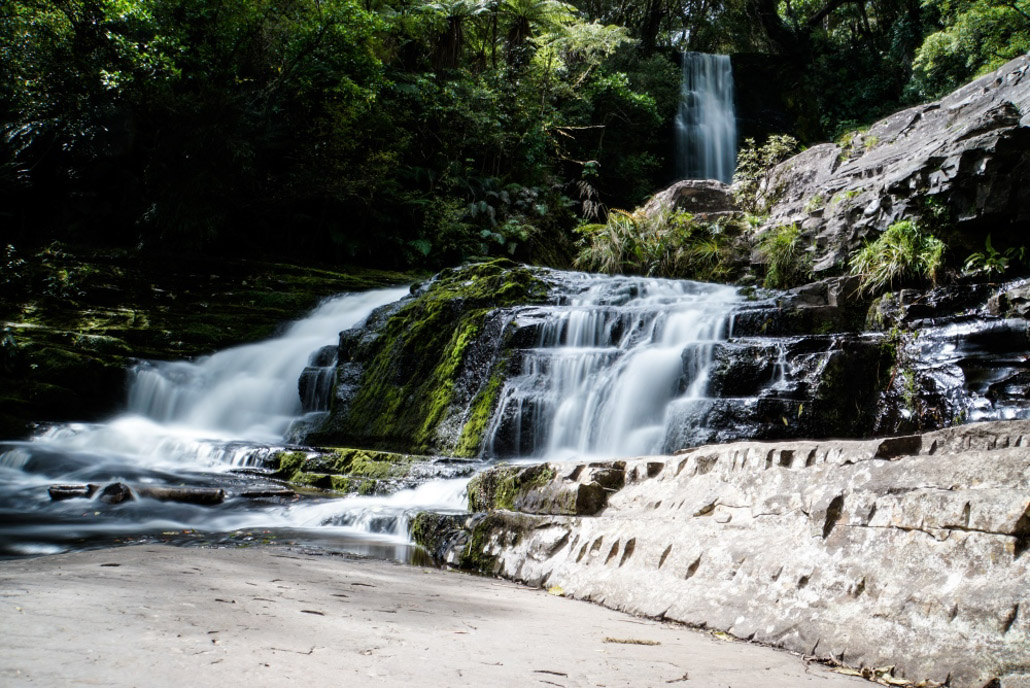 Mcleans Falls in den Catlins Neuseeland