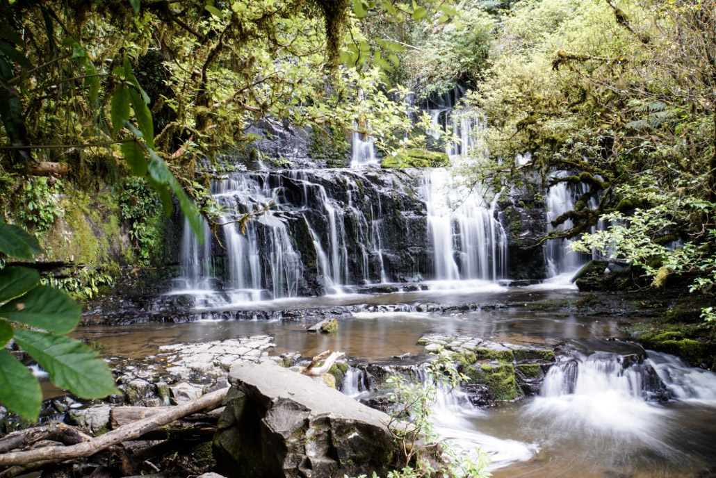 Purakaunui Falls in den Catlins