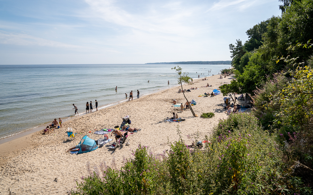 Knäbäckshusens strand, nicht nur bei Schweden bekannt