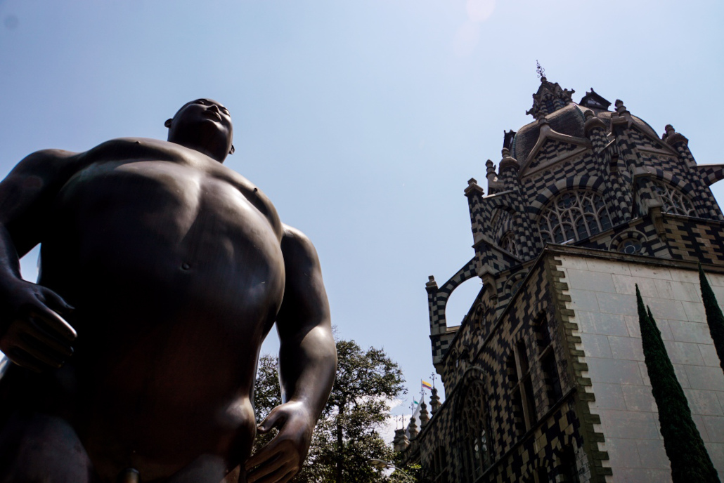 Skulptur auf dem Plaza Botero