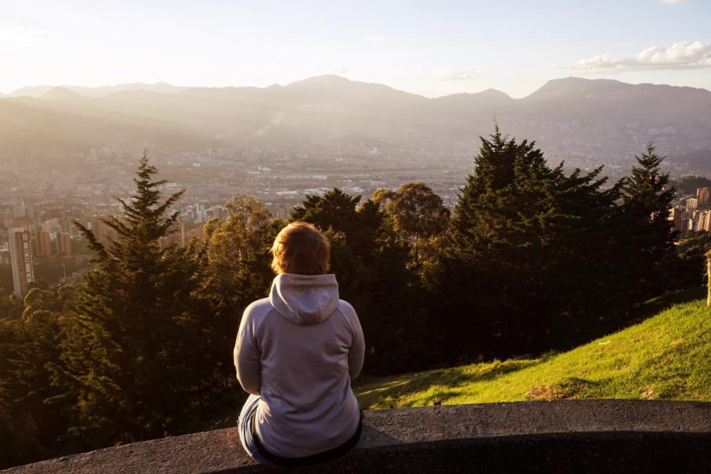 Aussichtsplattform in Medellín