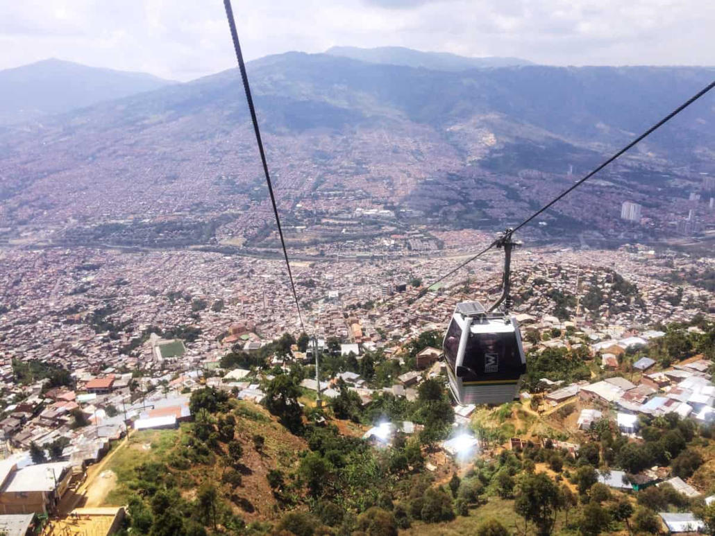 Gondel zum Parque Arví Medellin