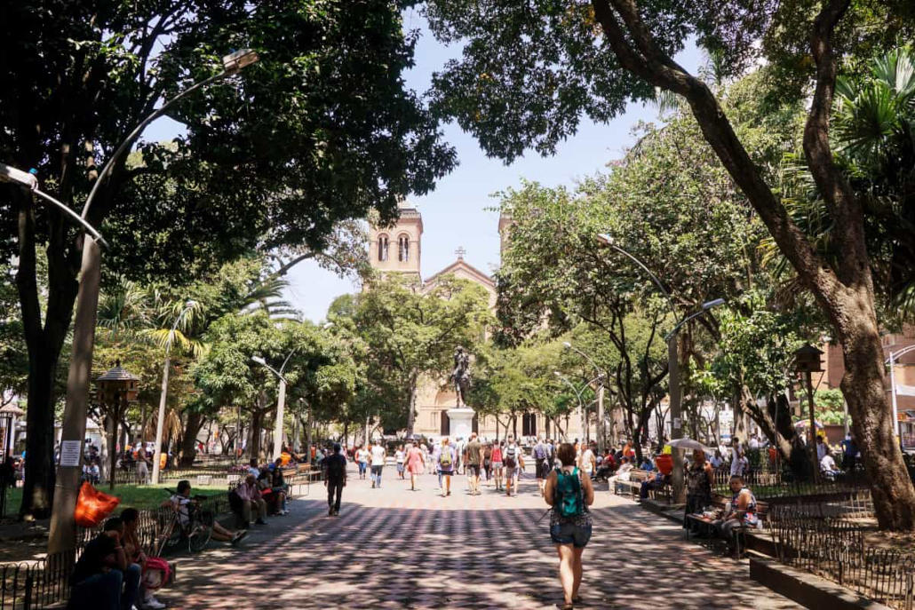Parque Bolívar in Medellín