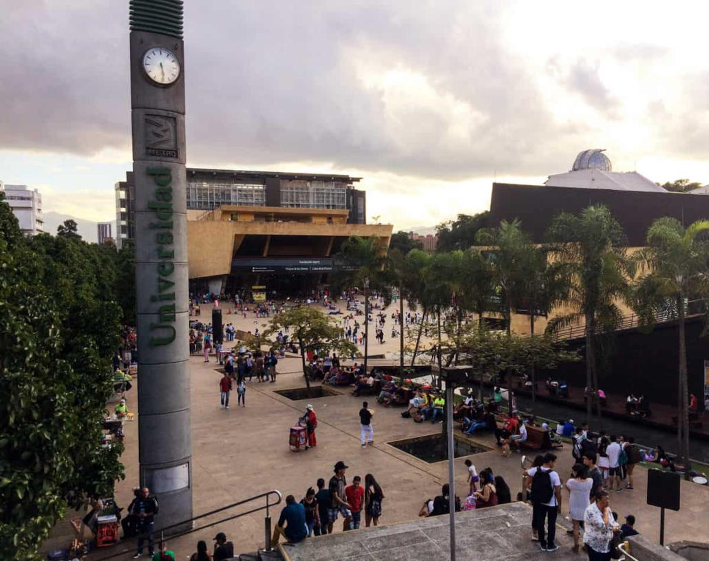 Universitätsplatz in Medellín
