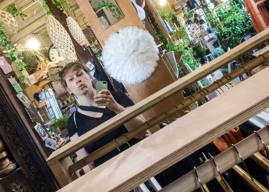 Shopping Selfie in Neuseeland