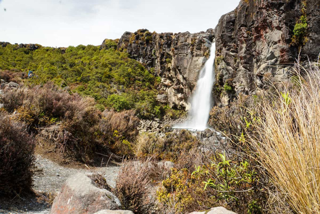 Taranaki Falls Wasserfall im Tongariro Nationalpark