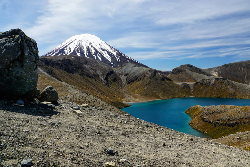 Upper Tama Lake im Tongariro Nationalpark
