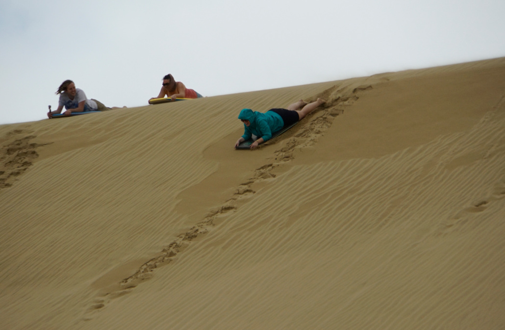 Bodyboarding am Ninety Mile Beach