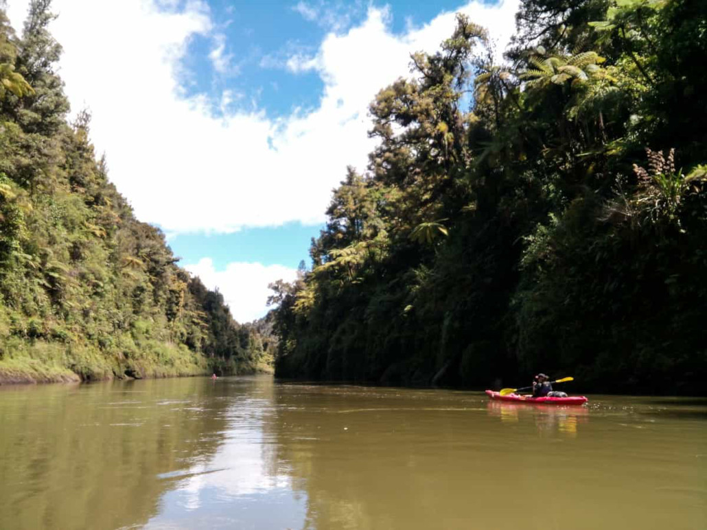 Paddeln auf dem Whanganui River
