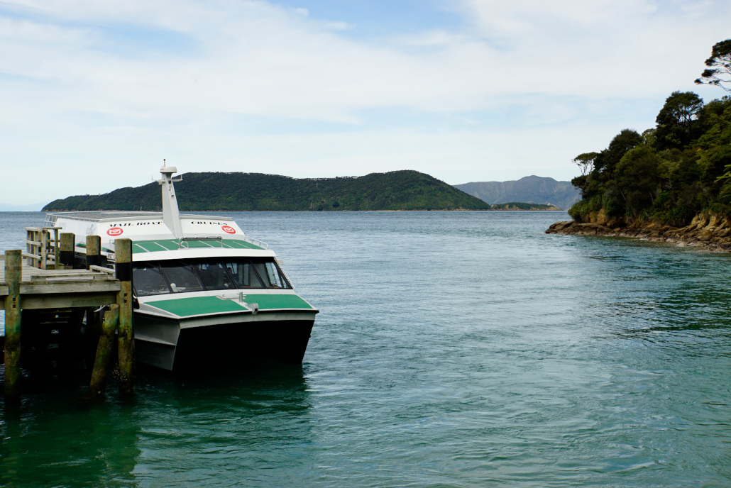 Postboot in den Marlborough Sounds