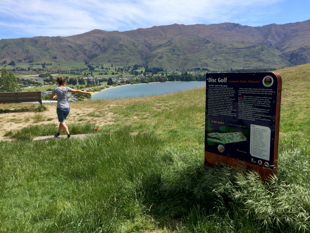Discgolf-Course am Lake Wanaka