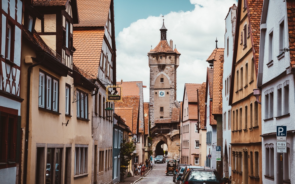 Altstadt in Rothenburg ob der Tauber