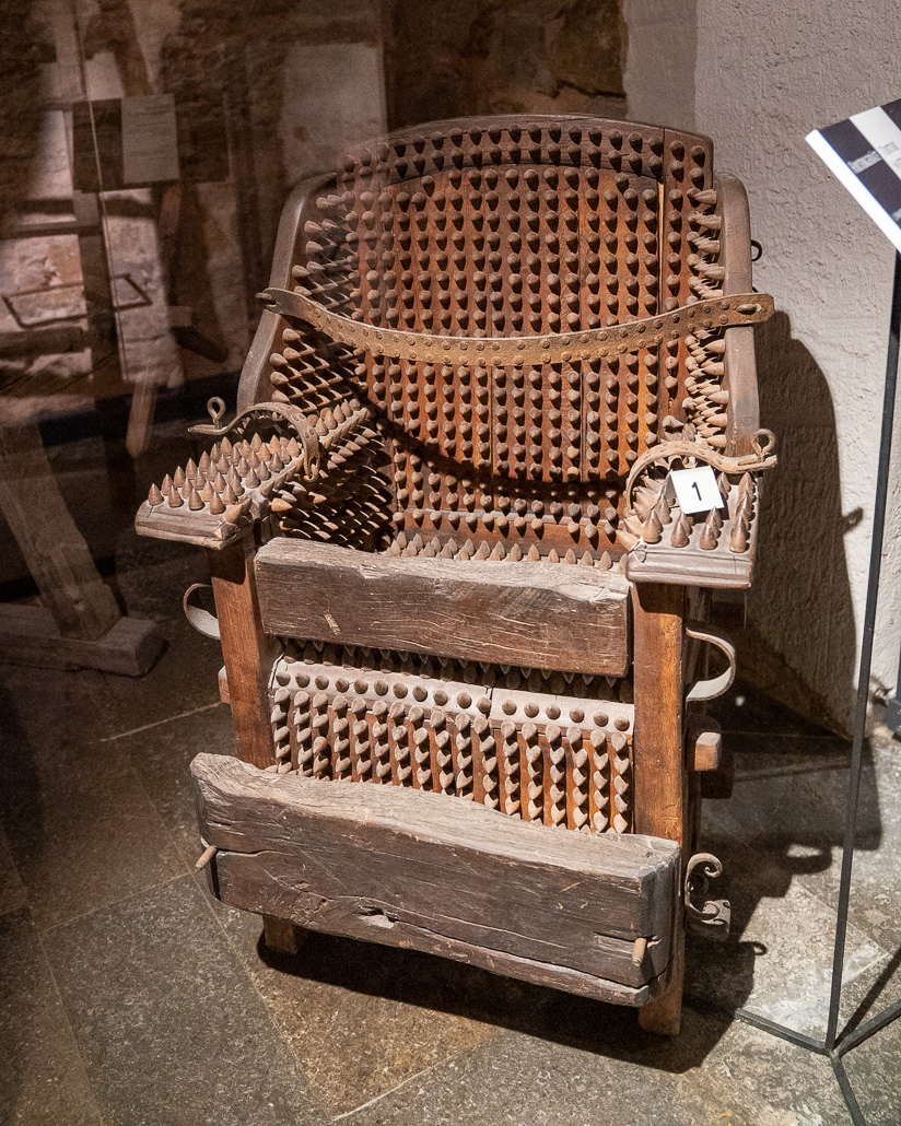 Folterstuhl, Mittelalterliches Kriminalmuseum Rothenburg