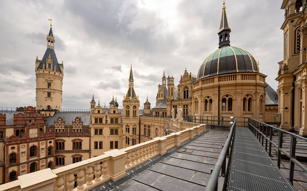 Schweriner Schloss Dach