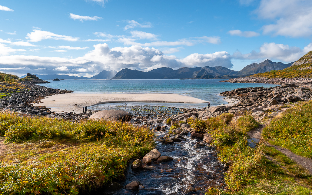 Rørvikstrand auf dem Weg nach Henningsvær